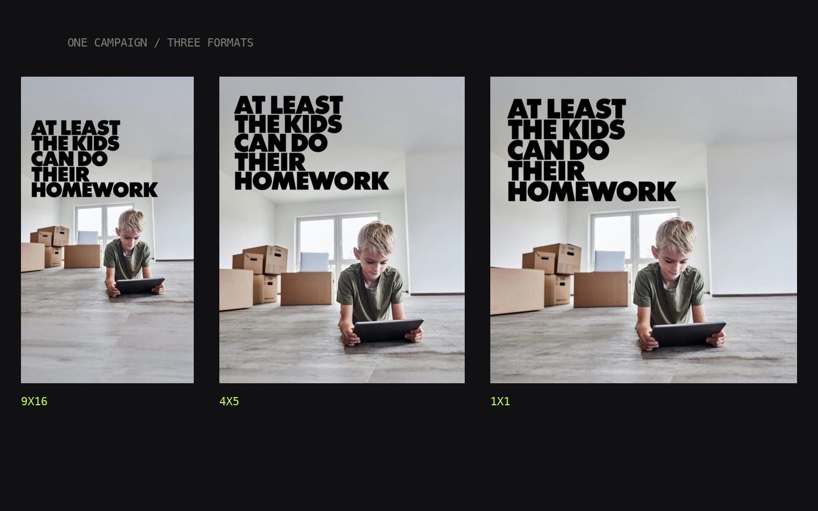 Campaign Video & Versioning — project visual